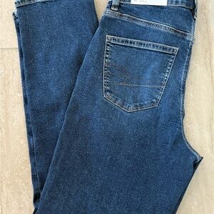 American Eagle Outfitters Womens Sz 10/30W High Rise Denim Stretch Mom Jeans NEW